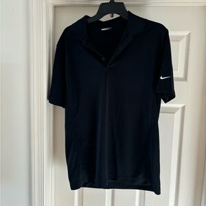 Nike Men's Black Polo Shirt Size M